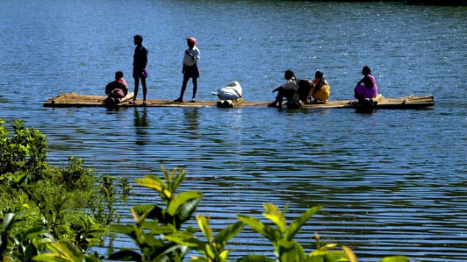 wayandu native fishers fishing in lake